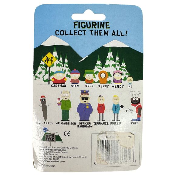 South Park Vintage 1999 Cartman Figurine New in Original Package - Picture 3 of 3